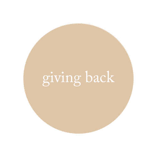 giving back - reclaim our humanity